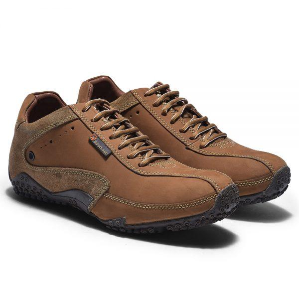 Buy Woodland Men Nubuck Leather Mid Top Sneakers - Casual Shoes for Men  2004129 | Myntra