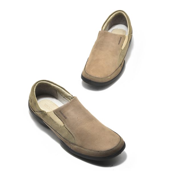 Khaki slip on clearance